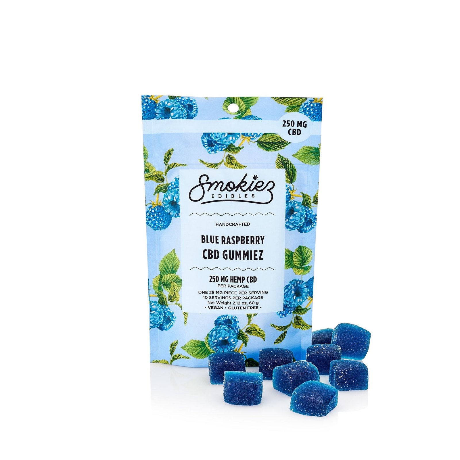BLUE RASPBERRY CBD GUMMIES